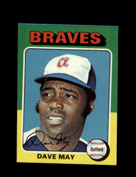 1975 DAVE MAY TOPPS #650 BRAVES *G8235