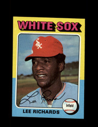 1975 LEE RICHARDS TOPPS #653 WHITE SOX *G8237