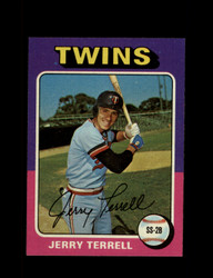 1975 JERRY TERRELL TOPPS #654 TWINS *G8238