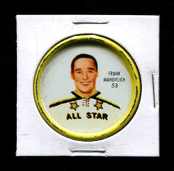 1962 FRANK MAHOVLICH SHIRRIFF COINS #53 ALL STAR *5659