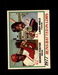 1978 RUNS BATTED IN LDRS OPC #3 O-PEE-CHEE FOSTER *1086
