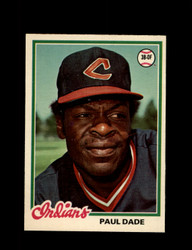 1978 PAUL DADE OPC #86 O-PEE-CHEE INDIANS *G8121