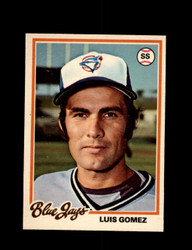 1978 LUIS GOMEZ OPC #121 O-PEE-CHEE BLUE JAYS *G8256