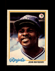 1978 JOHN MAYBERRY OPC #168 O-PEE-CHEE ROYALS *G8279