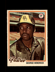 1978 GEORGE HENDRICK OPC #178 O-PEE-CHEE PADRES *G8283