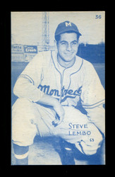 1953 STEVE LEMBO CANADIAN EXHIBITS #36 MONTREAL *029
