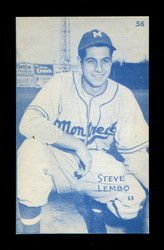 1953 STEVE LEMBO CANADIAN EXHIBITS #36 MONTREAL *030