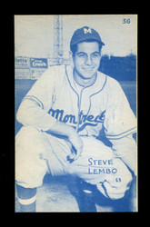 1953 STEVE LEMBO CANADIAN EXHIBITS #36 MONTREAL *039