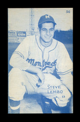 1953 STEVE LEMBO CANADIAN EXHIBITS #36 MONTREAL *044