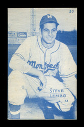1953 STEVE LEMBO CANADIAN EXHIBITS #36 MONTREAL *049