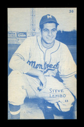 1953 STEVE LEMBO CANADIAN EXHIBITS #36 MONTREAL *051