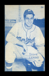 1953 STEVE LEMBO CANADIAN EXHIBITS #36 MONTREAL *052