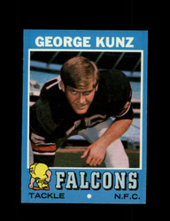 1971 GEORGE KUNZ TOPPS #109 FALCONS *R4325