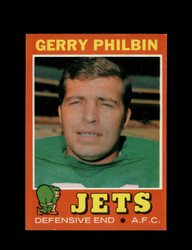 1971 GERRY PHILBIN TOPPS #98 JETS *R4474