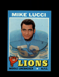 1971 MIKE LUCCI TOPPS #105 LIONS *R4514