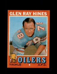 1971 GLEN RAY HINES TOPPS #219 OILERS *2951
