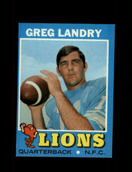 1971 GREG LANDRY TOPPS #11 LIONS *9971