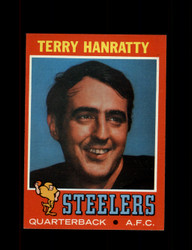 1971 TERRY HANRATTY TOPPS #30 STEELERS *G8321