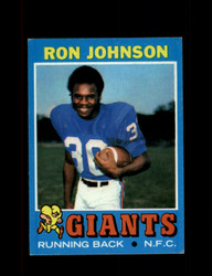 1971 RON JOHNSON TOPPS #51 GIANTS *G8332