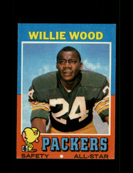 1971 WILLIE WOOD TOPPS #55 PACKERS *G8349