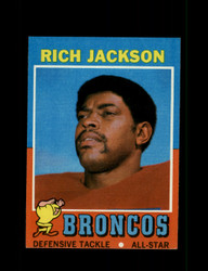 1971 RICH JACKSON TOPPS #81 BRONCOS *G8371