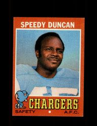1971 SPEEDY DUNCAN TOPPS #148 CHARGERS *G8382