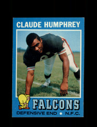 1971 CLAUDE HUMPHREY TOPPS #218 FALCONS *G8388