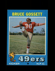 1971 BRUCE GOSSETT TOPPS #77 49ERS *G8394
