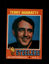 1971 TERRY HANRATTY JORDAN TOPPS #30 STEELERS *G3688