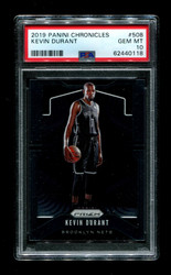 2019 KEVIN DURANT PANINI CHRONICLES #508 NETS PSA 10