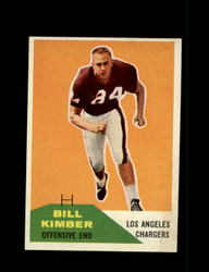 1960 BILL KIMBER FLEER #121 CHARGERS *G8465
