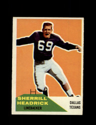 1960 SHERRILL HEADRICK FLEER #59 TEXANS *G8481