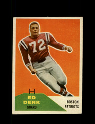 1960 ED DENK FLEER #125 PATRIOTS *G8486