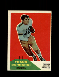 1960 FRANK BERNARDI FLEER #54 BRONCOS *G8493