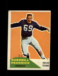 1960 SHERRILL HEADRICK FLEER #59 TEXANS *G8494