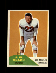 1960 J.W. SLACK FLEER #35 CHARGERS *G8505