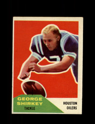 1960 GEORGE SHIRKEY FLEER #12 OILERS *G8510
