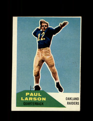 1960 PAUL LARSON FLEER #13 RAIDERS *G8512