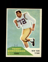 1960 TEDDY EDMONSON FLEER #91 TITANS *G8539
