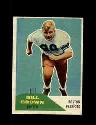 1960 BILL BROWN FLEER #49 PATRIOTS *G8545