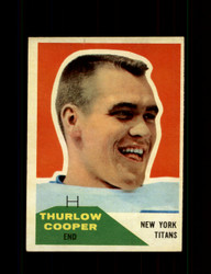 1960 THURLOW COOPER FLEER #72 TITANS *G8555