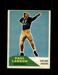 1960 PAUL LARSON FLEER #13 RAIDERS *G8559