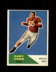 1960 GARY COBB FLEER #37 BILLS *G8561