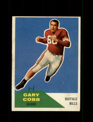 1960 GARY COBB FLEER #37 BILLS *G8562