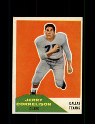 1960 JERRY CORNELISON FLEER #87 TEXANS *G8568