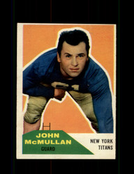 1960 JOHN MCMULLAN FLEER #103 TITANS *G8578
