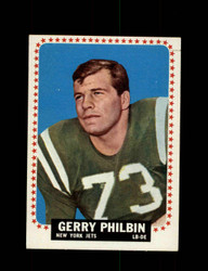 1964 GERRY PHILBIN TOPPS #123 JETS *G8586