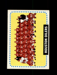 1964 HOUSTON OILERS TOPPS #88 TEAM CARD *G8597