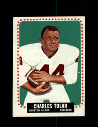1964 CHARLES TOLAR TOPPS #86 OILERS *G8612