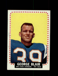 1964 GEORGE BLAIR TOPPS #156 CHARGERS *G8622